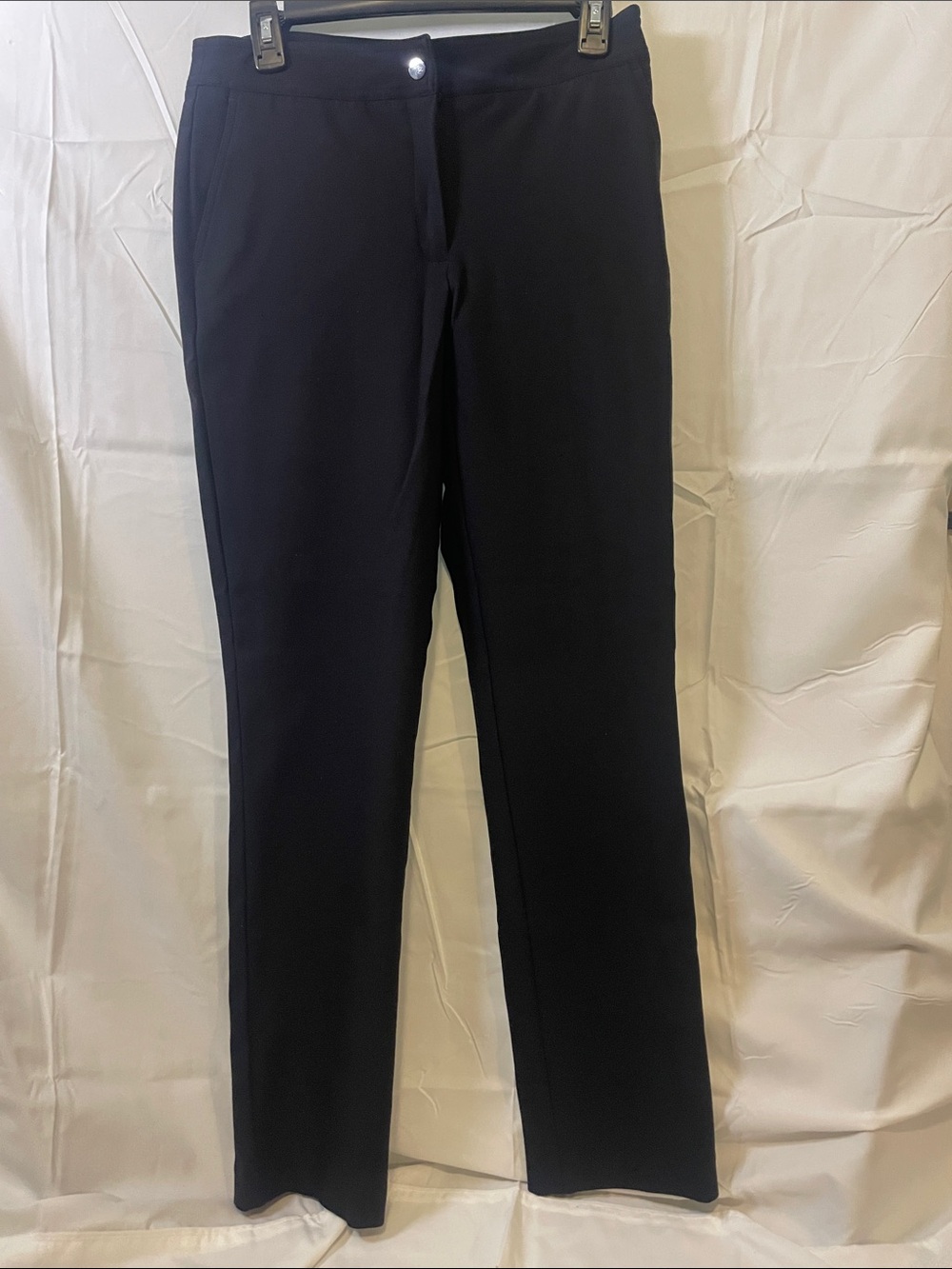 Rachel & Zoe Black Straight-Leg Dress Pants